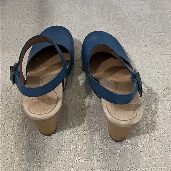 Dansko blue Women's  leather Mary Jane shoes, size 39 - Picture 3 of 8